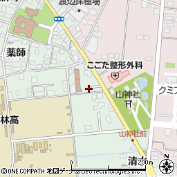 宮城県遠田郡美里町牛飼清水江11-1周辺の地図