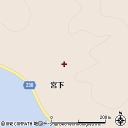 宮城県石巻市尾崎宮下52周辺の地図