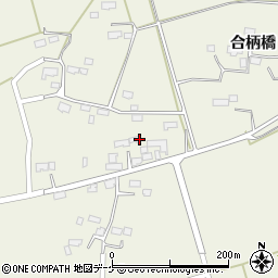 宮城県加美郡色麻町黒沢八幡周辺の地図