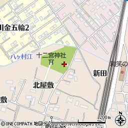 定香寺周辺の地図