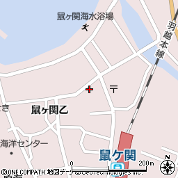 山形県鶴岡市鼠ヶ関乙87-2周辺の地図