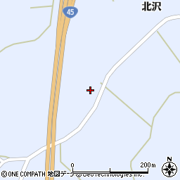 宮城県石巻市桃生町太田北沢45周辺の地図