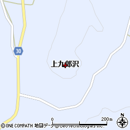 宮城県石巻市桃生町太田上九郎沢周辺の地図