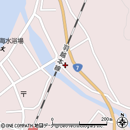 山形県鶴岡市鼠ヶ関甲323周辺の地図
