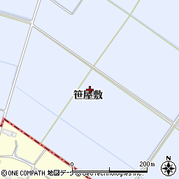 宮城県美里町（遠田郡）北浦（笹屋敷）周辺の地図