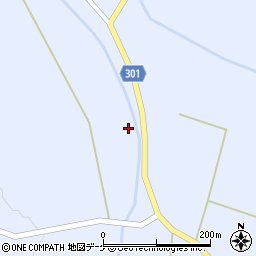 山形県尾花沢市鶴子296-2周辺の地図