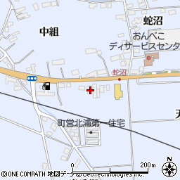 宮城県遠田郡美里町北浦天神南6周辺の地図