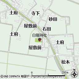 白龍神社周辺の地図