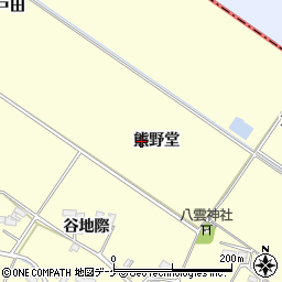 宮城県大崎市古川深沼熊野堂周辺の地図