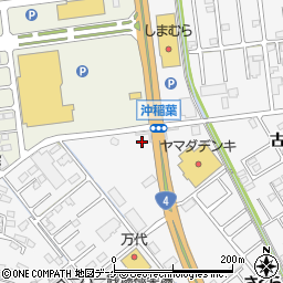 宮城県大崎市古川稲葉谷地周辺の地図