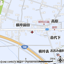 宮城県遠田郡美里町北浦横埣表周辺の地図