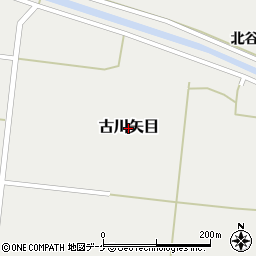 宮城県大崎市古川矢目周辺の地図
