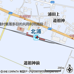 北浦駅周辺の地図