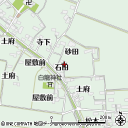 宮城県大崎市古川飯川石田周辺の地図