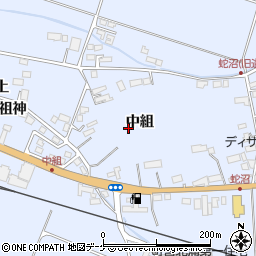 宮城県美里町（遠田郡）北浦（中組）周辺の地図