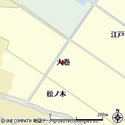 宮城県大崎市古川深沼大巻周辺の地図