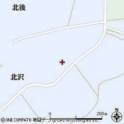 宮城県石巻市桃生町太田北沢周辺の地図