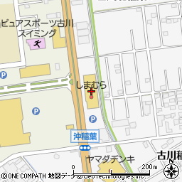 古川ファッションモール周辺の地図