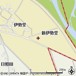 宮城県加美郡色麻町高城新伊勢堂周辺の地図