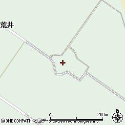 宮城県加美郡加美町四日市場下荒井周辺の地図