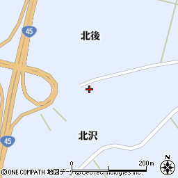 宮城県石巻市桃生町太田山崎周辺の地図