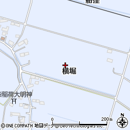 宮城県遠田郡美里町北浦横堀周辺の地図