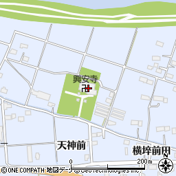 興安寺周辺の地図