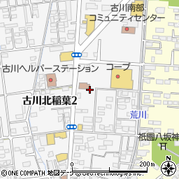 宮城県大崎市古川北稲葉2丁目周辺の地図