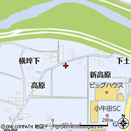 宮城県遠田郡美里町北浦新高原60周辺の地図