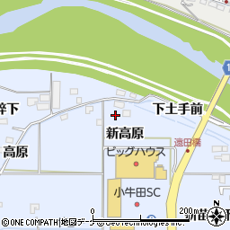 宮城県遠田郡美里町北浦新高原66周辺の地図