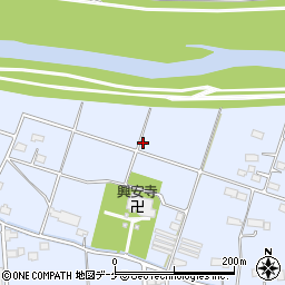 宮城県美里町（遠田郡）北浦（横埣）周辺の地図