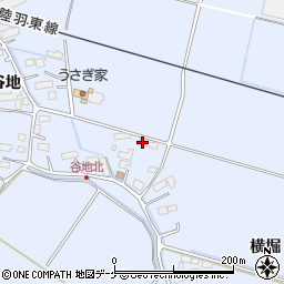 宮城県遠田郡美里町北浦谷地115周辺の地図