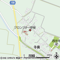 宮城県大崎市古川飯川中新田周辺の地図