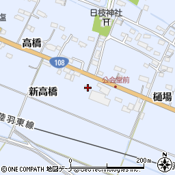 宮城県遠田郡美里町北浦新高橋30周辺の地図