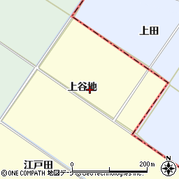 宮城県大崎市古川深沼（上谷地）周辺の地図