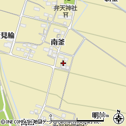 宮城県大崎市古川馬寄明神周辺の地図