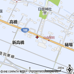 宮城県遠田郡美里町北浦新高橋57周辺の地図