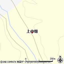 山形県尾花沢市上の畑周辺の地図