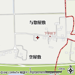 宮城県遠田郡美里町平針空屋敷周辺の地図