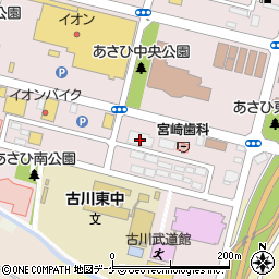 こくみん共済ｃｏｏｐぐりんぼう大崎周辺の地図