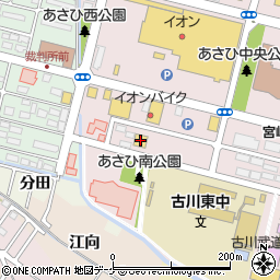 ヨネキドラッグ駅東店周辺の地図