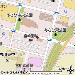 大崎合同庁舎前周辺の地図