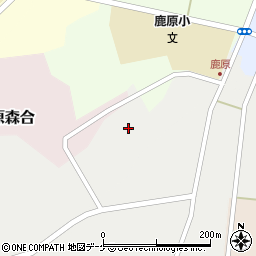 宮城県加美郡加美町鹿原南原周辺の地図