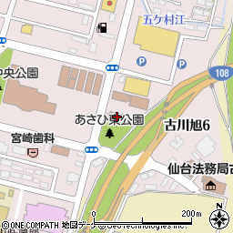 精神障害者生活訓練施設宮城県援護寮周辺の地図