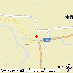 山形県鶴岡市木野俣乙143周辺の地図