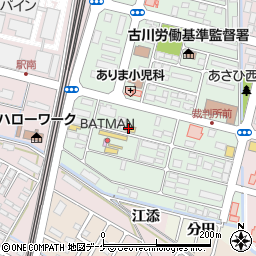 セブンイレブン古川駅南３丁目店周辺の地図