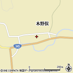 山形県鶴岡市木野俣乙199周辺の地図