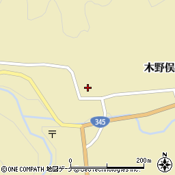 山形県鶴岡市木野俣乙162周辺の地図