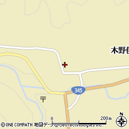 山形県鶴岡市木野俣乙160周辺の地図