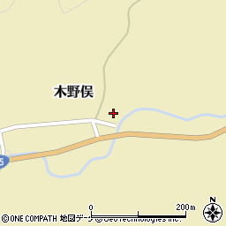 山形県鶴岡市木野俣乙241周辺の地図